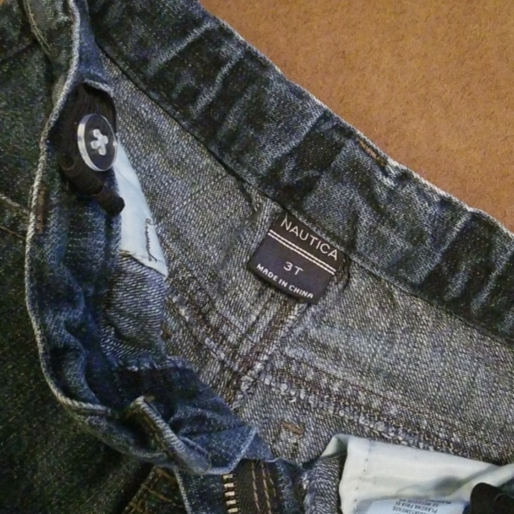 Nautical denim jeans